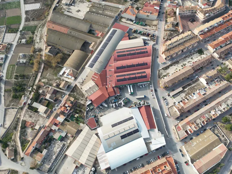 Naves de Agrotransformados con fotovoltaica