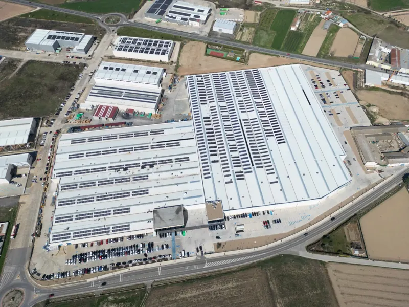 Cubiertas de Exkal con fotovoltaica