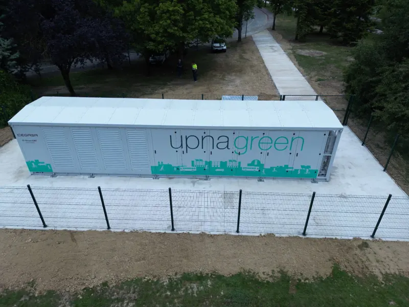 Contenedor de baterías UPNA Green